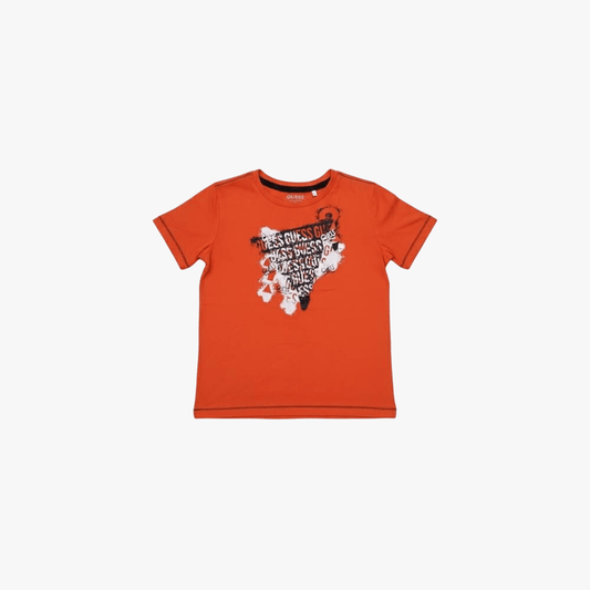 Guess Boys Short Sleeve Tee Orange | Guess