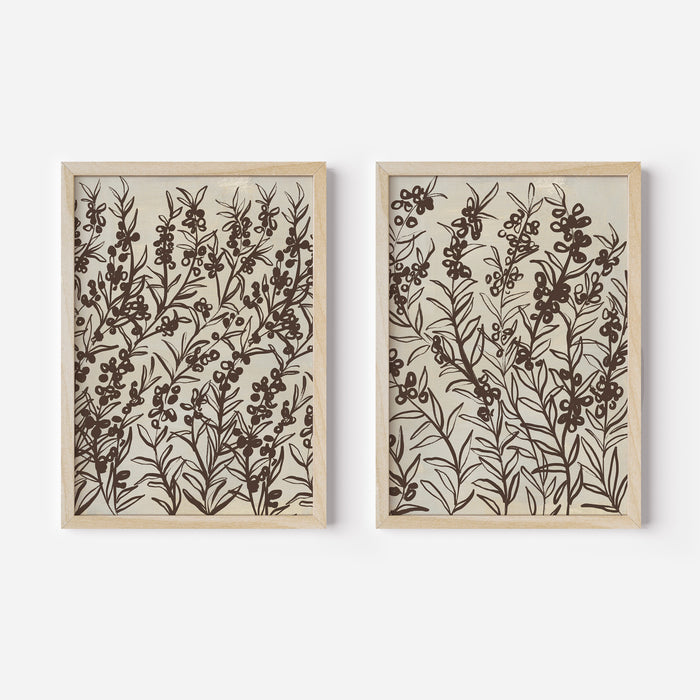Heather on Beige Duo - Set of 2 - Jetty Home