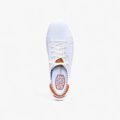 Hey Dude Mens Paul Pro Classic Sneaker White | Hey Dude