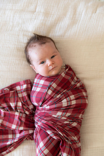 HOLIDAY PLAID | SWADDLE