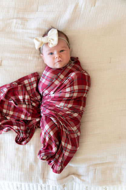 HOLIDAY PLAID | SWADDLE