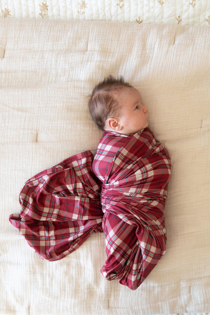 HOLIDAY PLAID | SWADDLE