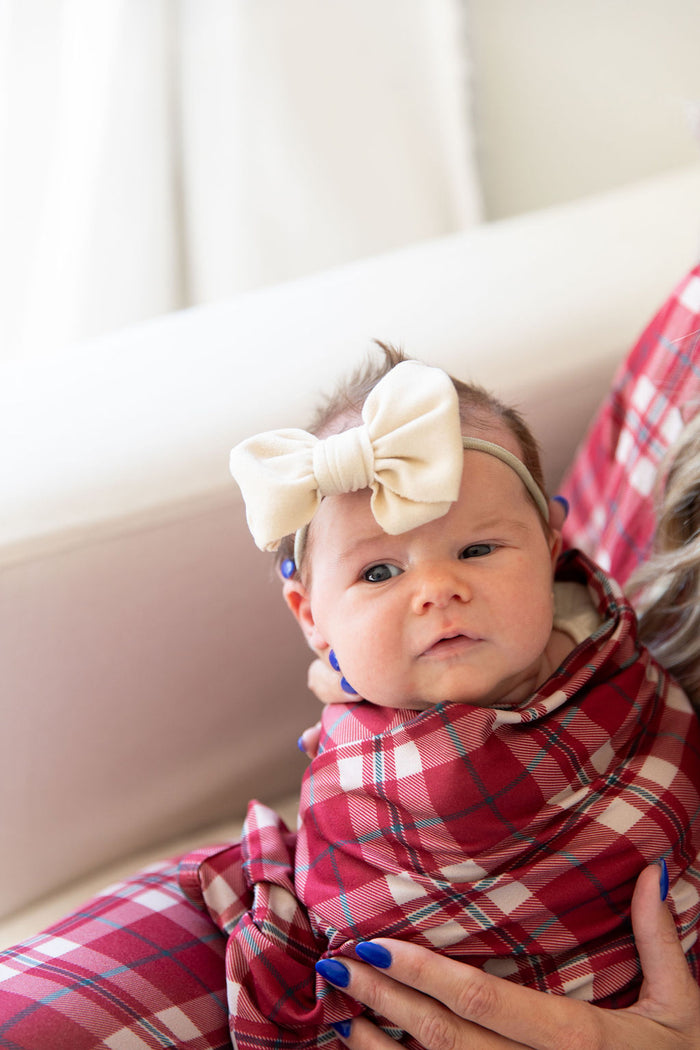 HOLIDAY PLAID | SWADDLE