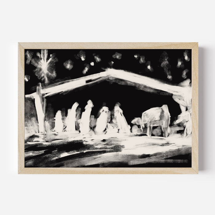 Holy Night Nativity - Art Print or Canvas - Jetty Home