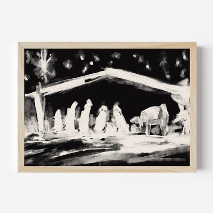 Holy Night Nativity - Art Print or Canvas - Jetty Home