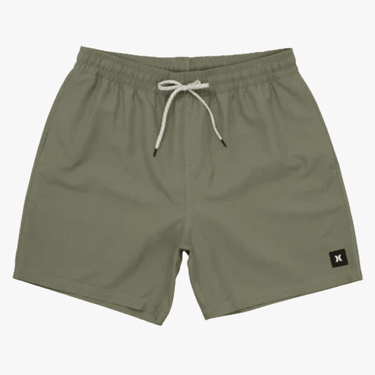 Hurley Mens Icon Elastic 17" Volley Shorts Dune | Hurley