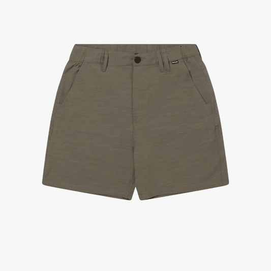 Hurley Mens Phantom Slub 3/4 Waistband 18 Walkshorts H201 Olive | Hurley
