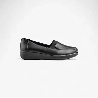 Hush Puppies Womens Marilu Shoe Black Oily Leather | Hush Puppies