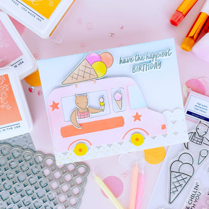Ice Cream Truck stamp
