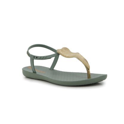Ipanema Womens Class Flora Ii Sandal Green Gold | Ipanema