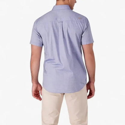 Jeep Mens Yd Check Short Sleeve Tee Multi Blue | Jeep