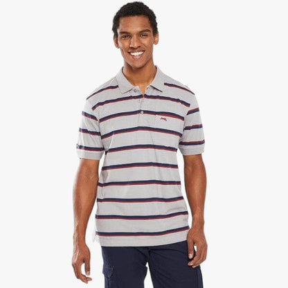 Jeep Stripe Short Sleeve Golfer French Smog Multi | Jeep