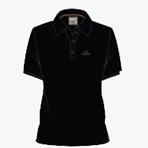 Kakiebos Mens Classic Fit Short Sleeve Golfer Black | Kakiebos