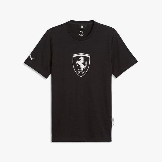 Puma Kids Ferrari Tonal Big Shield Tee Black | Puma