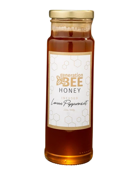 Lemon Peppermint Infused Honey