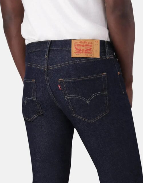 Levis Mens 501 Original Fit Button Up Rinse | Levis