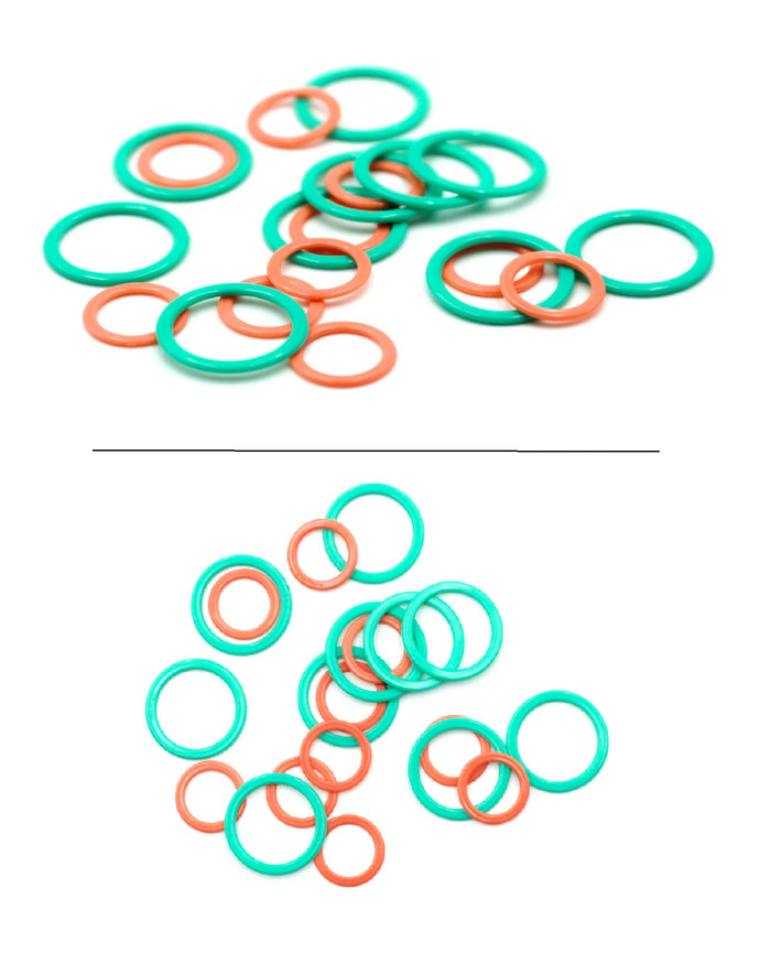 Locking Stitch Markers (Jumbo) - Zipper and Thread