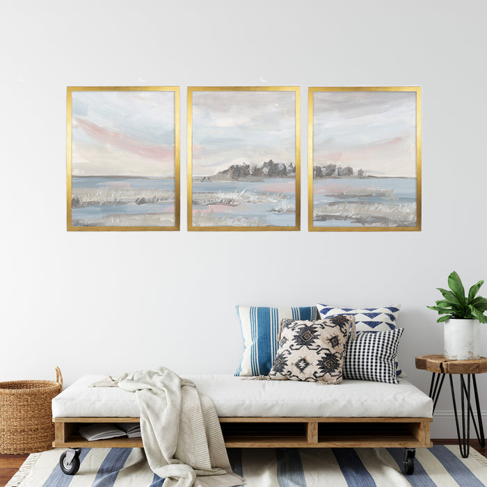 Marsh Sunrise - Set of 3 - Jetty Home