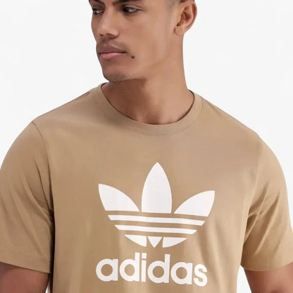 Adidas Mens Tref Short Sleeve Tee Cardboard | Adidas