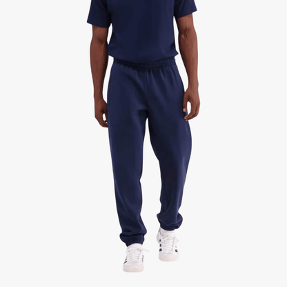 Adidas Mens Trefoil Essentials French Terry Joggers Night Indigo | Adidas