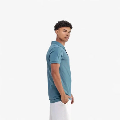 Adidas Mens Trefoil Essentials Polo Tee Green | Adidas