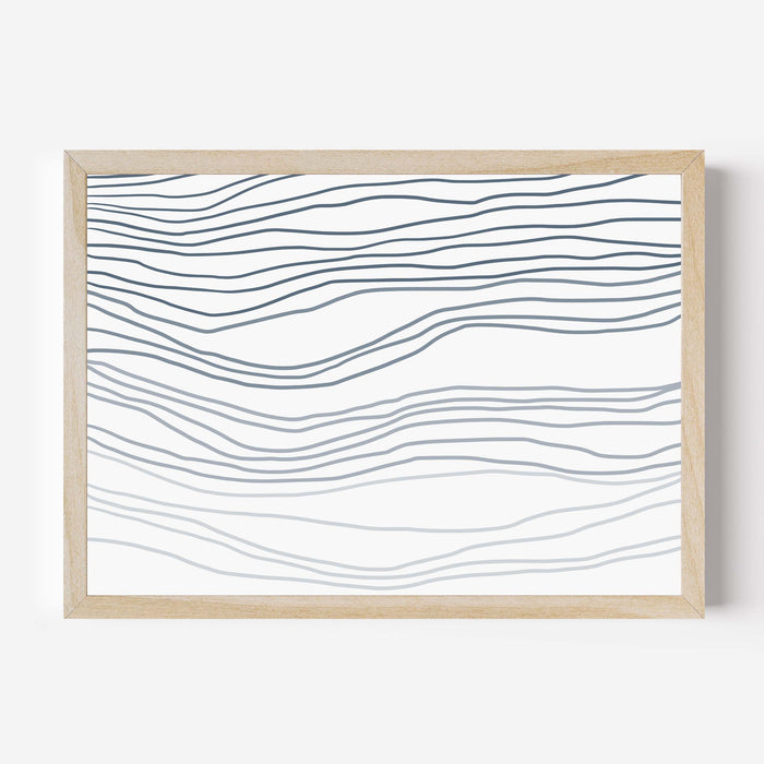 Minimalist Abstract Waves - Jetty Home