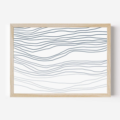 Minimalist Abstract Waves - Jetty Home