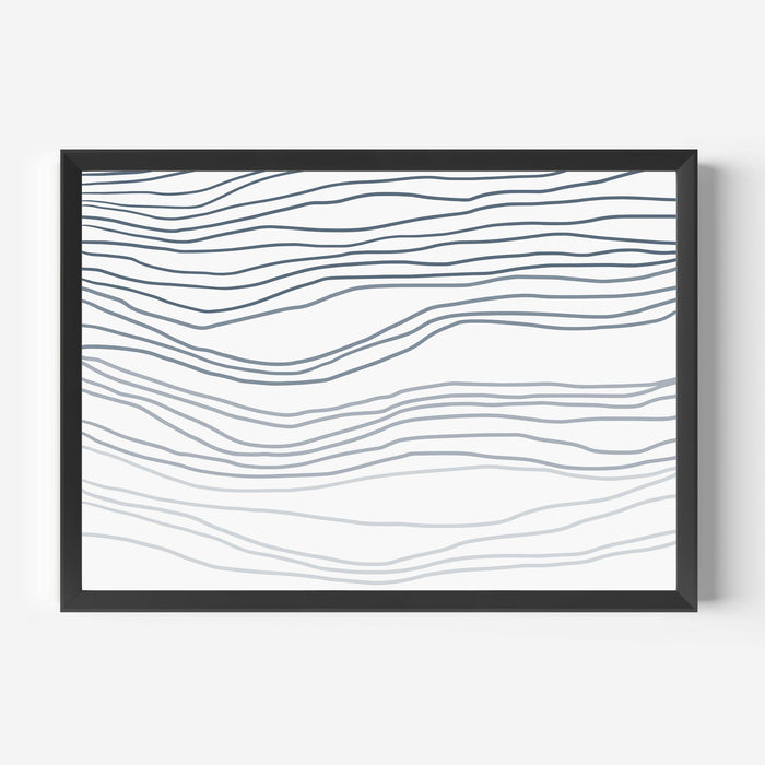 Minimalist Abstract Waves - Jetty Home