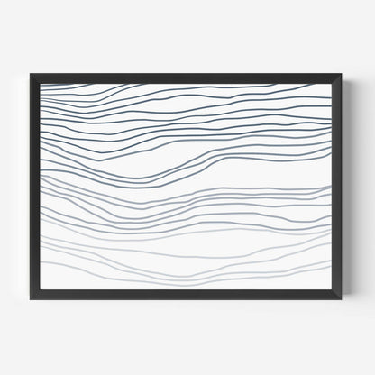Minimalist Abstract Waves - Jetty Home