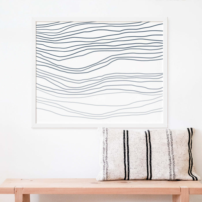 Minimalist Abstract Waves - Jetty Home
