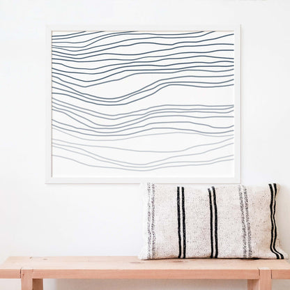 Minimalist Abstract Waves - Jetty Home