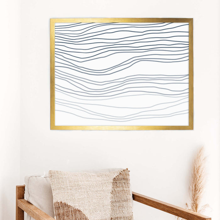Minimalist Abstract Waves - Jetty Home