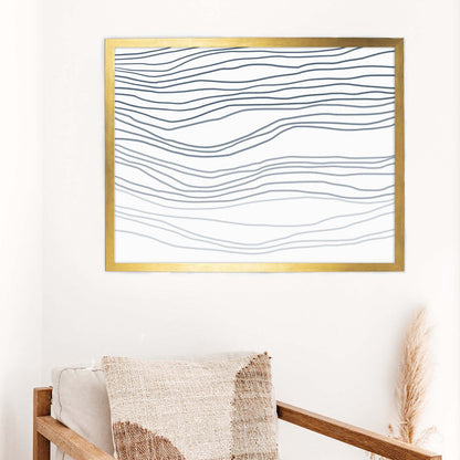 Minimalist Abstract Waves - Jetty Home