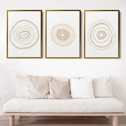8"x10" / Canvas Set / Antique Gold