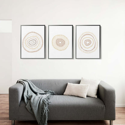 8"x10" / Canvas Set / Antique Silver
