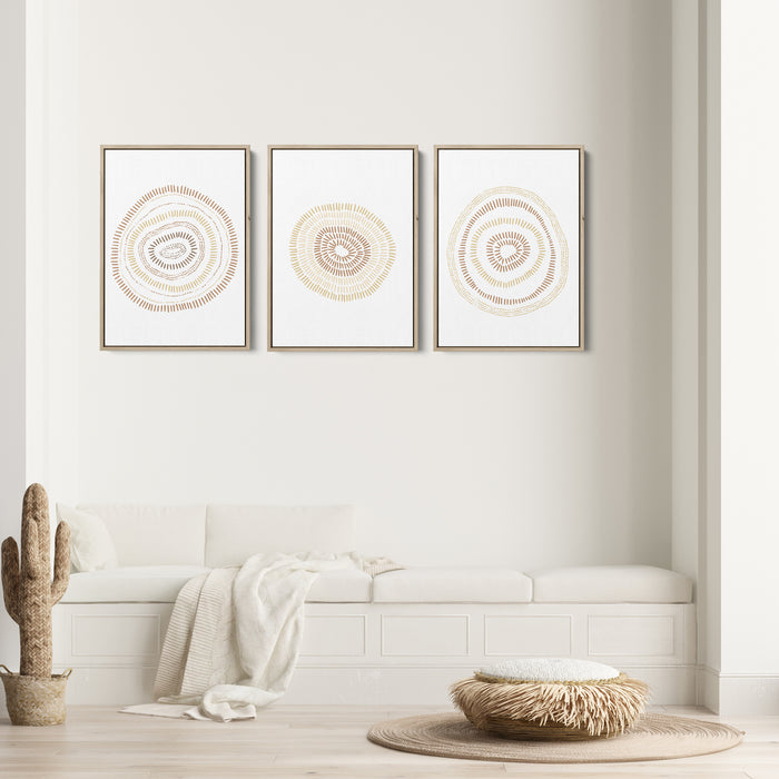 8"x10" / Canvas Set / Natural Wood