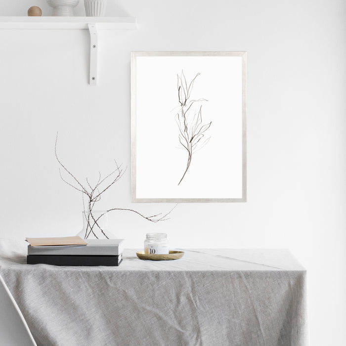 5"x7" / Art Print / Antique Silver