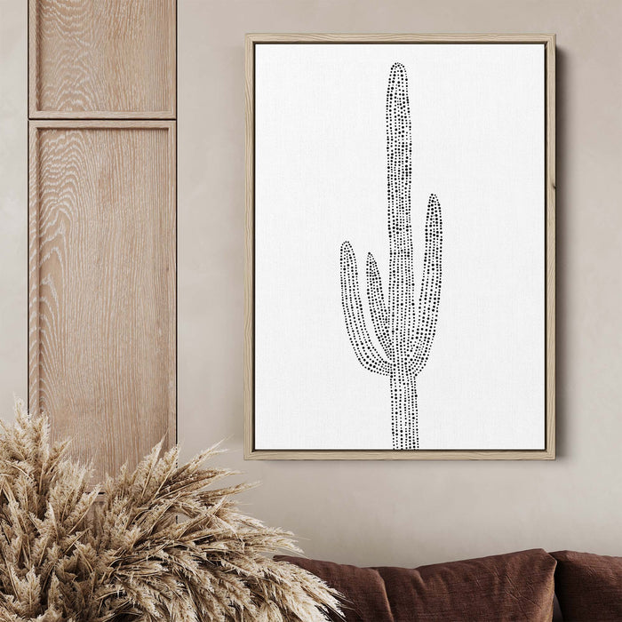 Minimalist Saguaro Cactus, No. 2 - Jetty Home