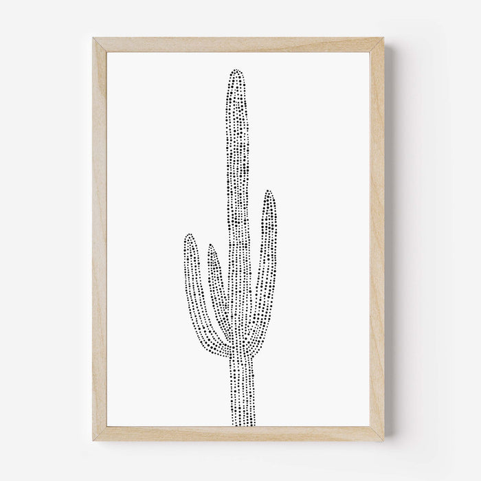 Minimalist Saguaro Cactus, No. 2 - Jetty Home