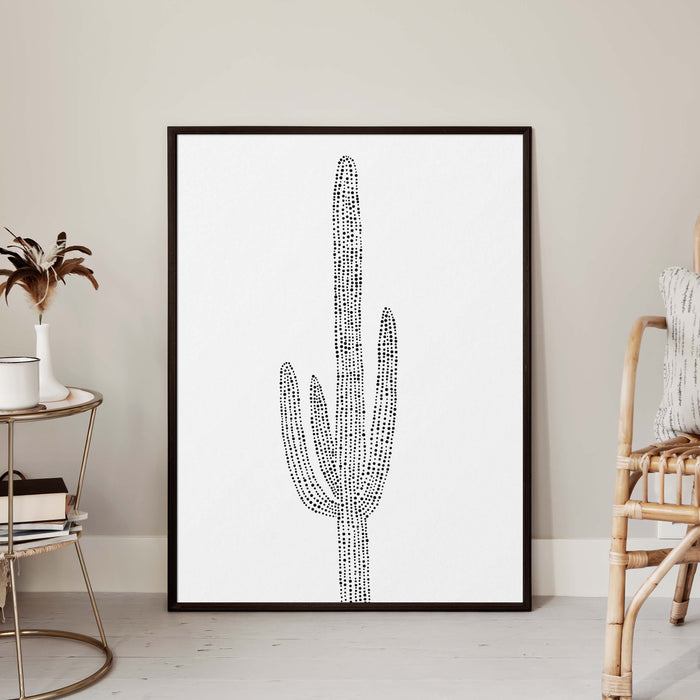 Minimalist Saguaro Cactus, No. 2 - Jetty Home