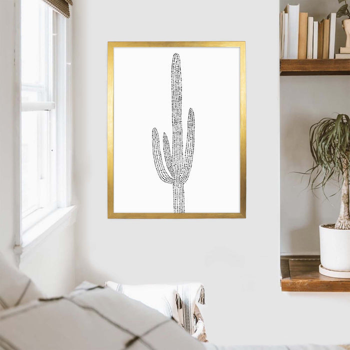 Minimalist Saguaro Cactus, No. 2 - Jetty Home