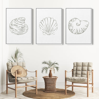 8"x10" / Canvas Set / White