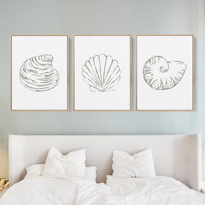 8"x10" / Canvas Set / Natural Wood
