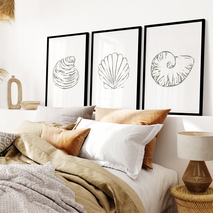 5"x7" / Art Print Set / Black