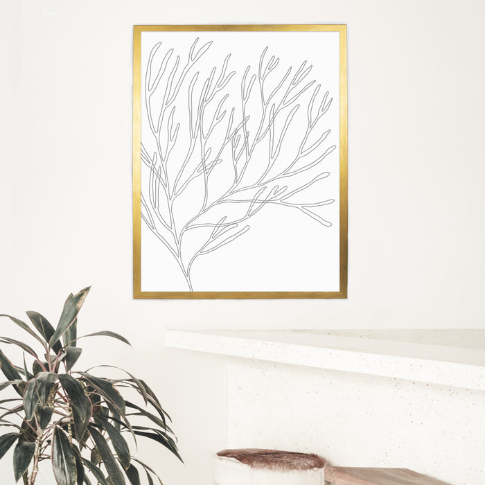 Minimalist Seaweed Illustration, No. 1 - Jetty Home