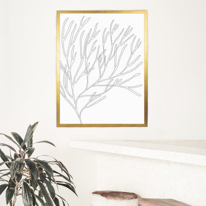 Minimalist Seaweed Illustration, No. 1 - Jetty Home