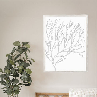 Minimalist Seaweed Illustration, No. 1 - Jetty Home