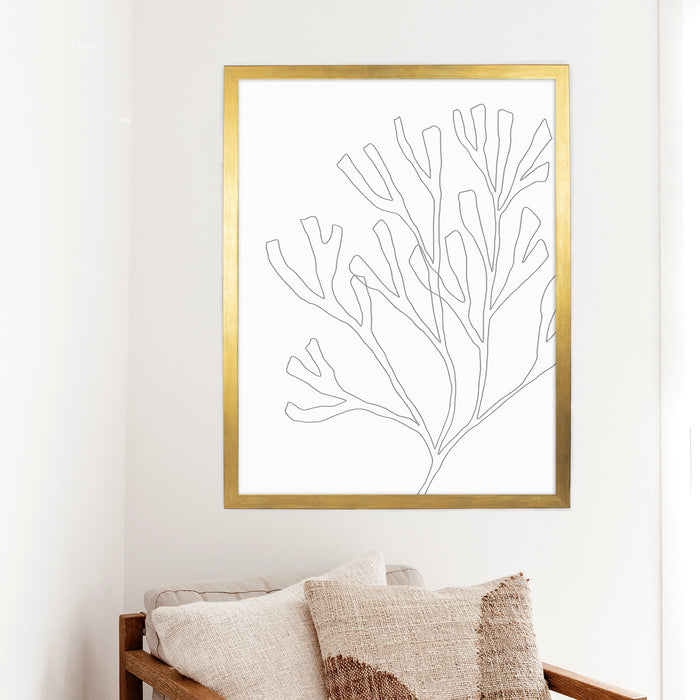 Minimalist Seaweed Illustration, No. 2 - Jetty Home