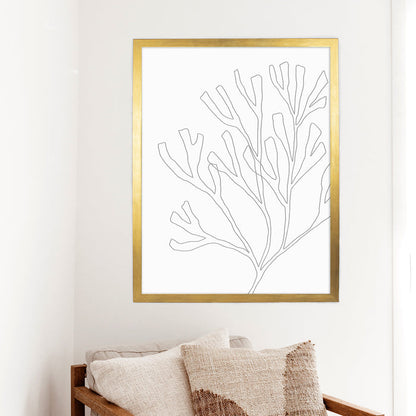 Minimalist Seaweed Illustration, No. 2 - Jetty Home
