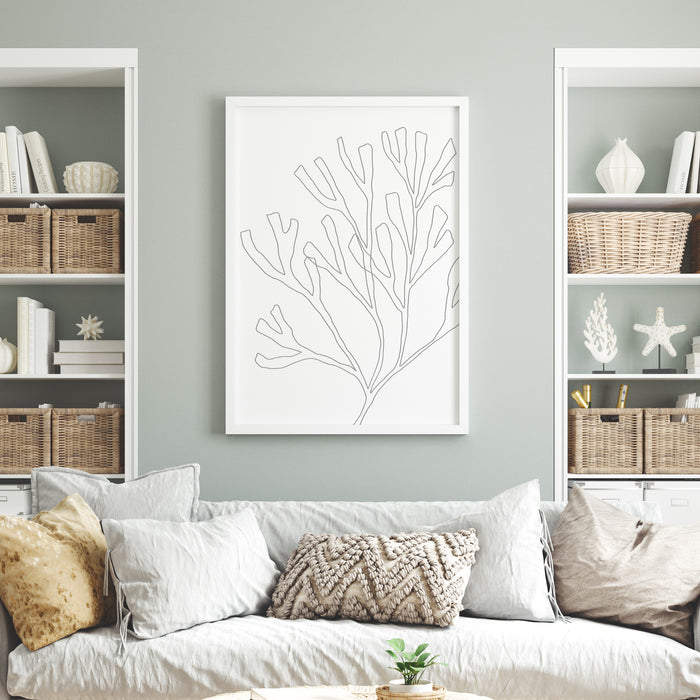 5"x7" / Art Print / White